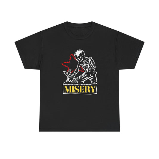 Misery Graphic T Shirt New Adult Unisex Heavy Cotton Tee