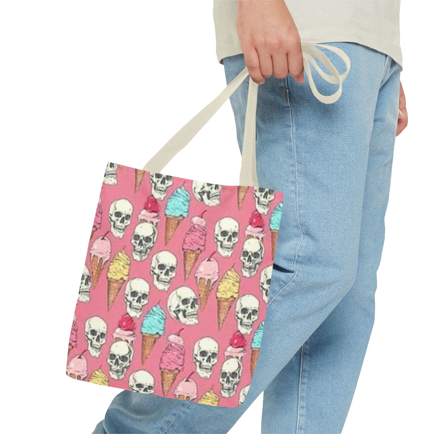 Ice Cream Checkered All Over Print BRAND NEW Purse Pocketbook - Travel Tote Bag