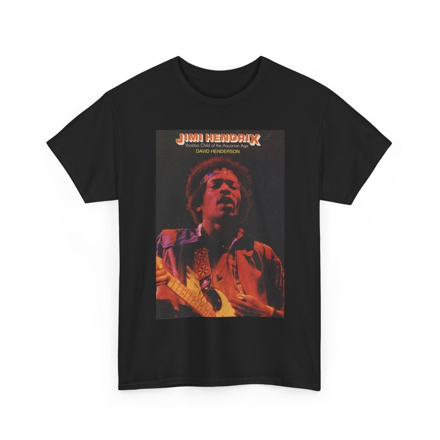 Jimi Hendrix Tshirt Vintage Rock Trippy art poster Unisex Heavy Cotton Tee
