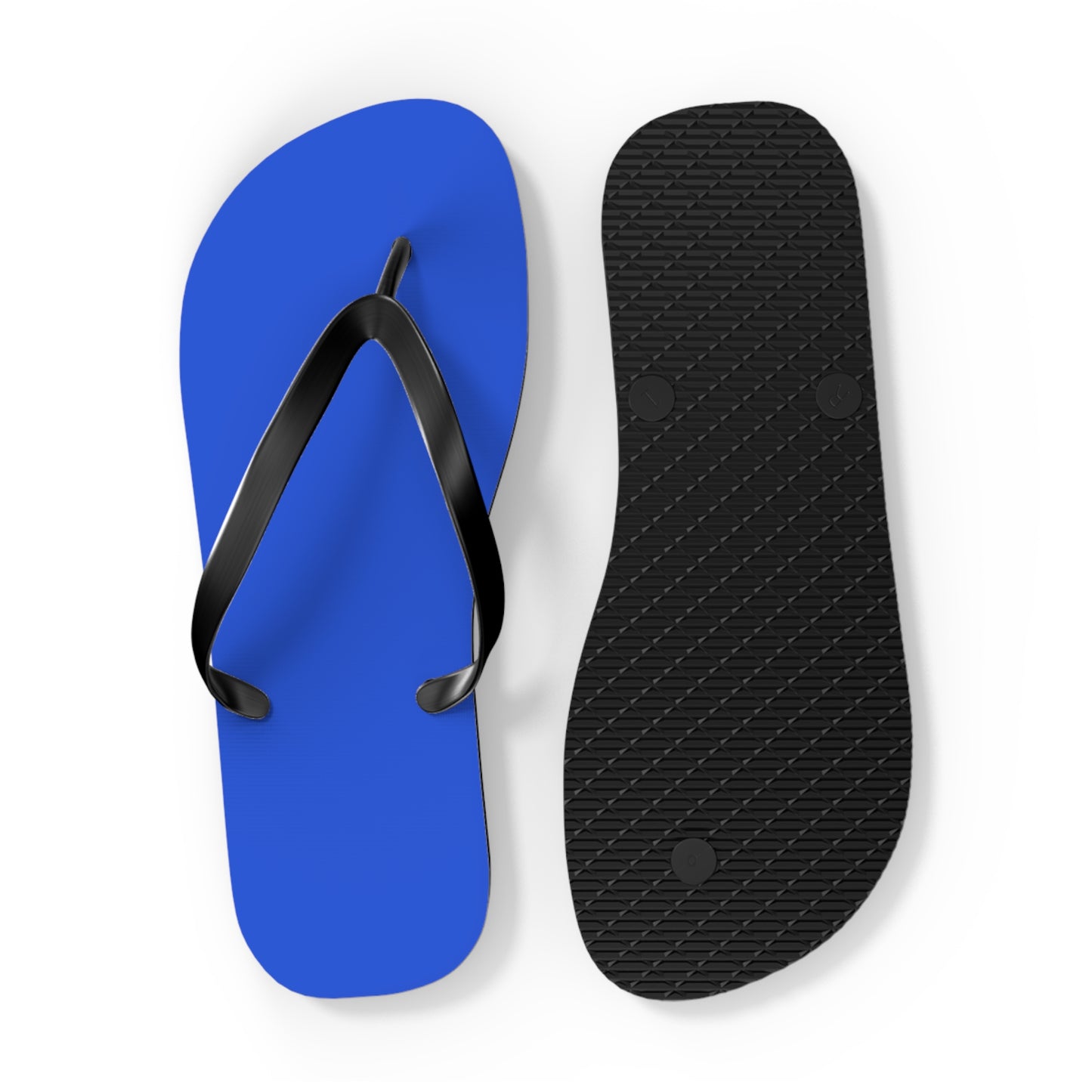 Neon Blue Flip Flops, Sandals Slides, Summer Footwear, Brand New