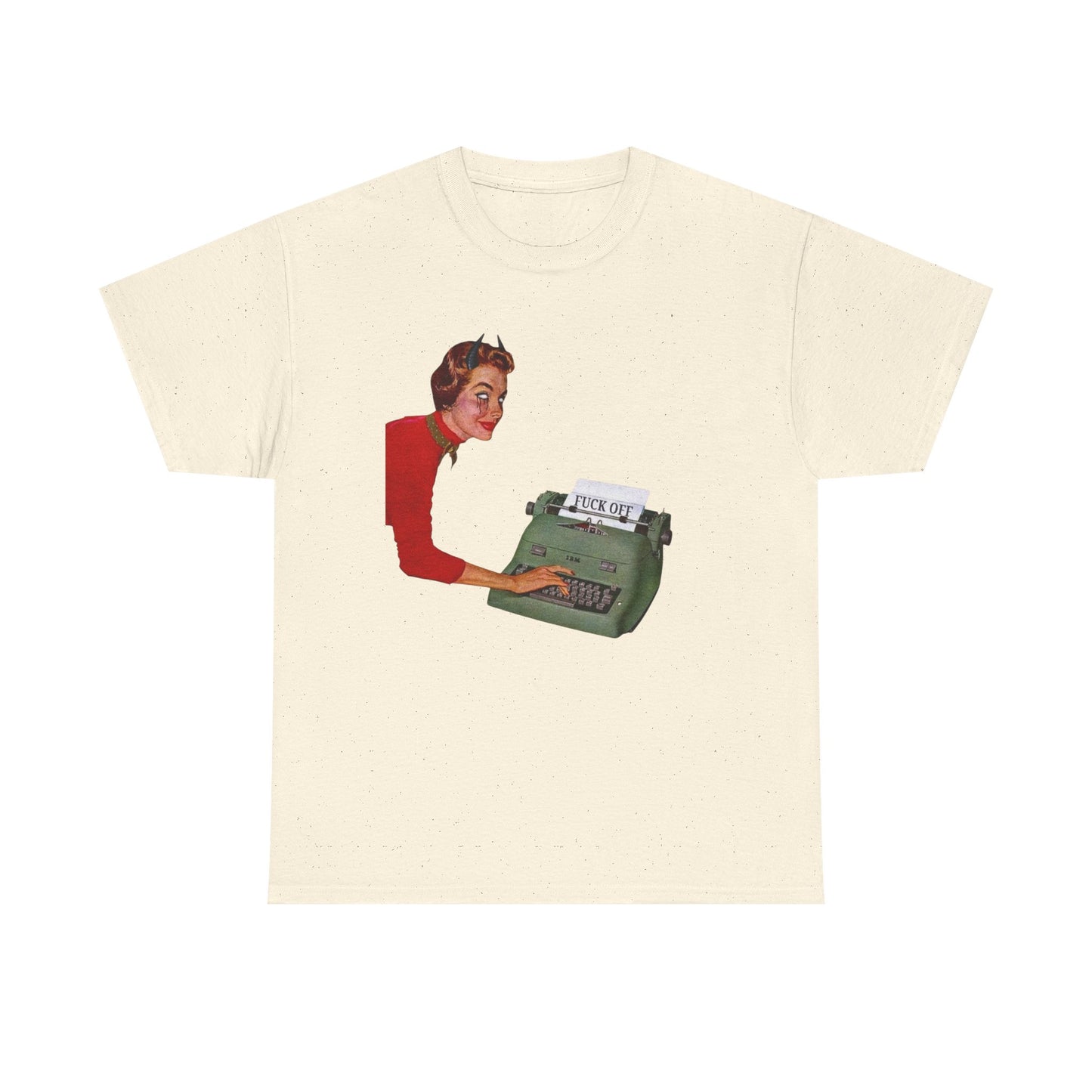 She Devil Funny Vintage Graphic T-Shirt Women's Heavy Comfy Cotton Tee