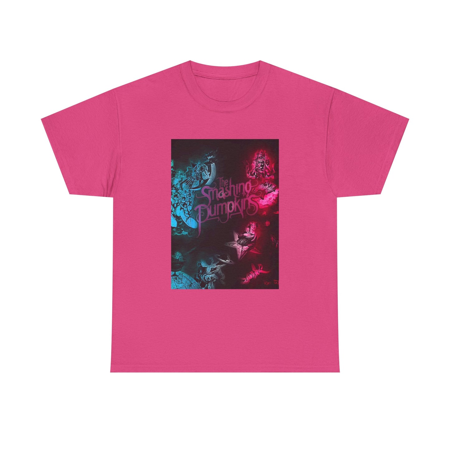 The Smashing Pumpkins Tshirt Vintage Merch Neon Unisex Heavy Cotton Tee