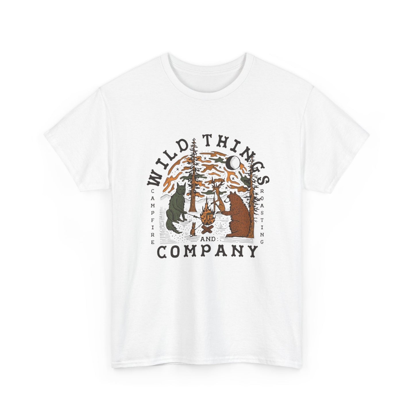 Wild Things Company Camping Graphic T Shirt NEW Adult Tee
