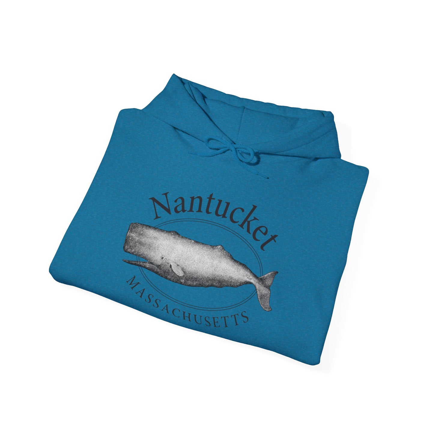 Nantucket Massachusetts Graphic Hoodie Unisex Heavy Blend™ Hooded Sweatshirt