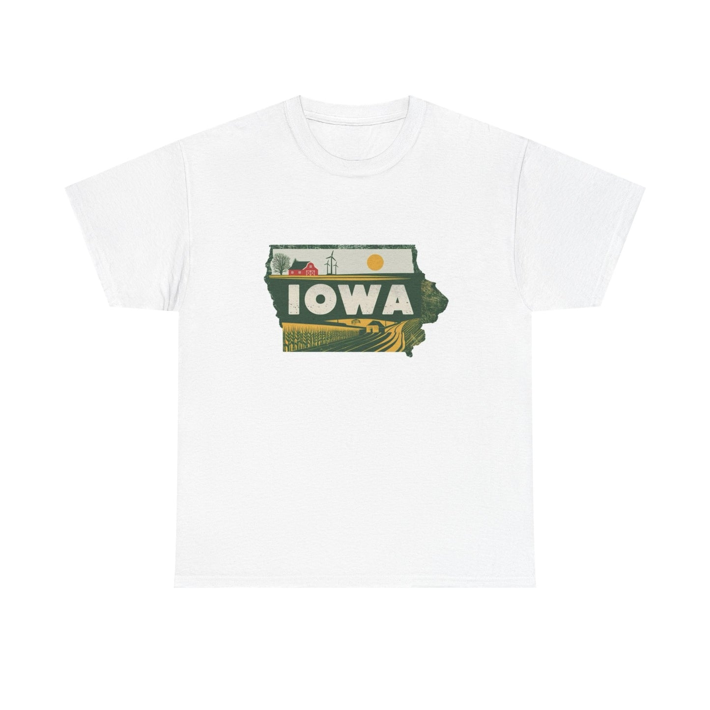 Iowa Farming Graphic T Shirt NEW Adult Tee