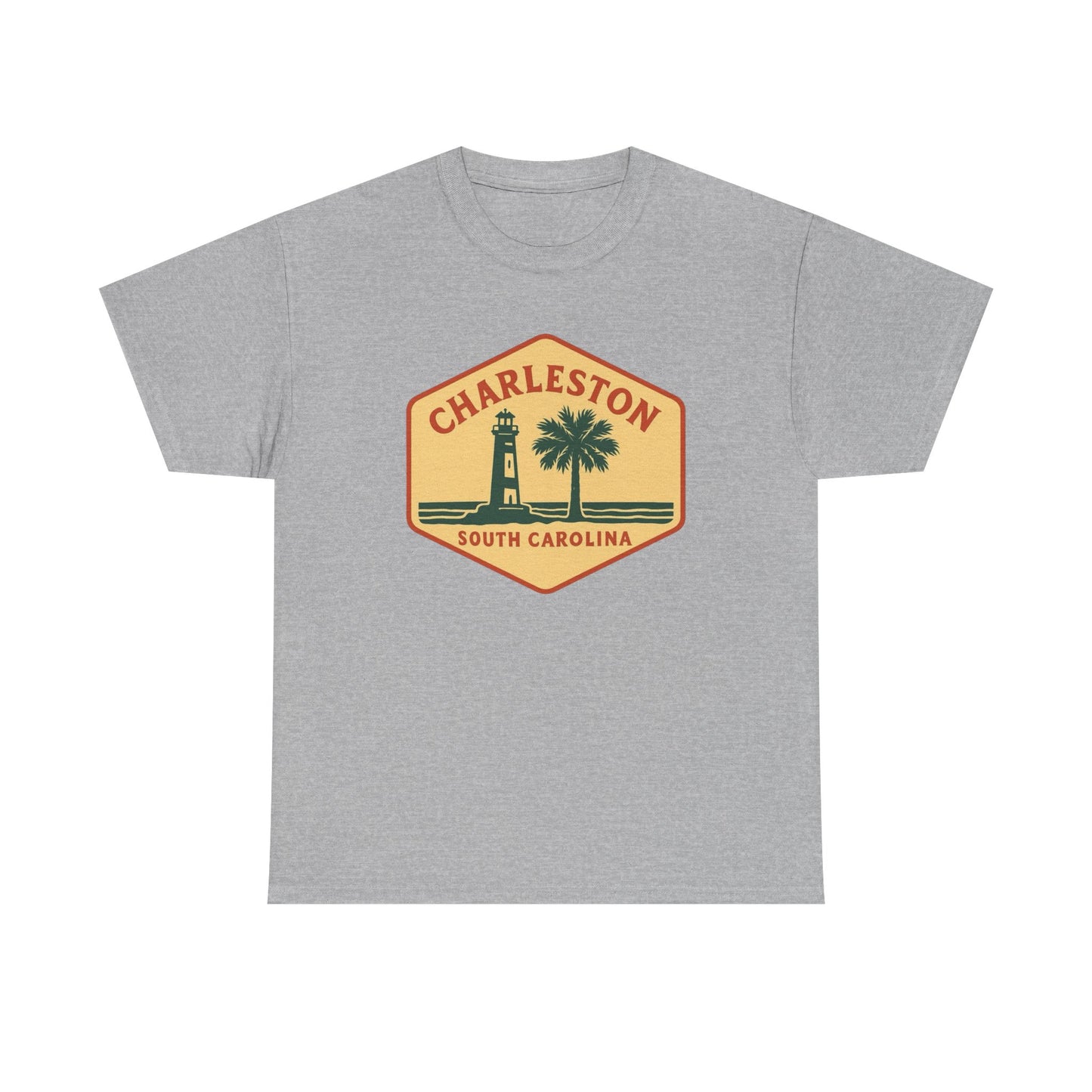 Charleston South Carolina Graphic T Shirt Heavy Cotton Tee
