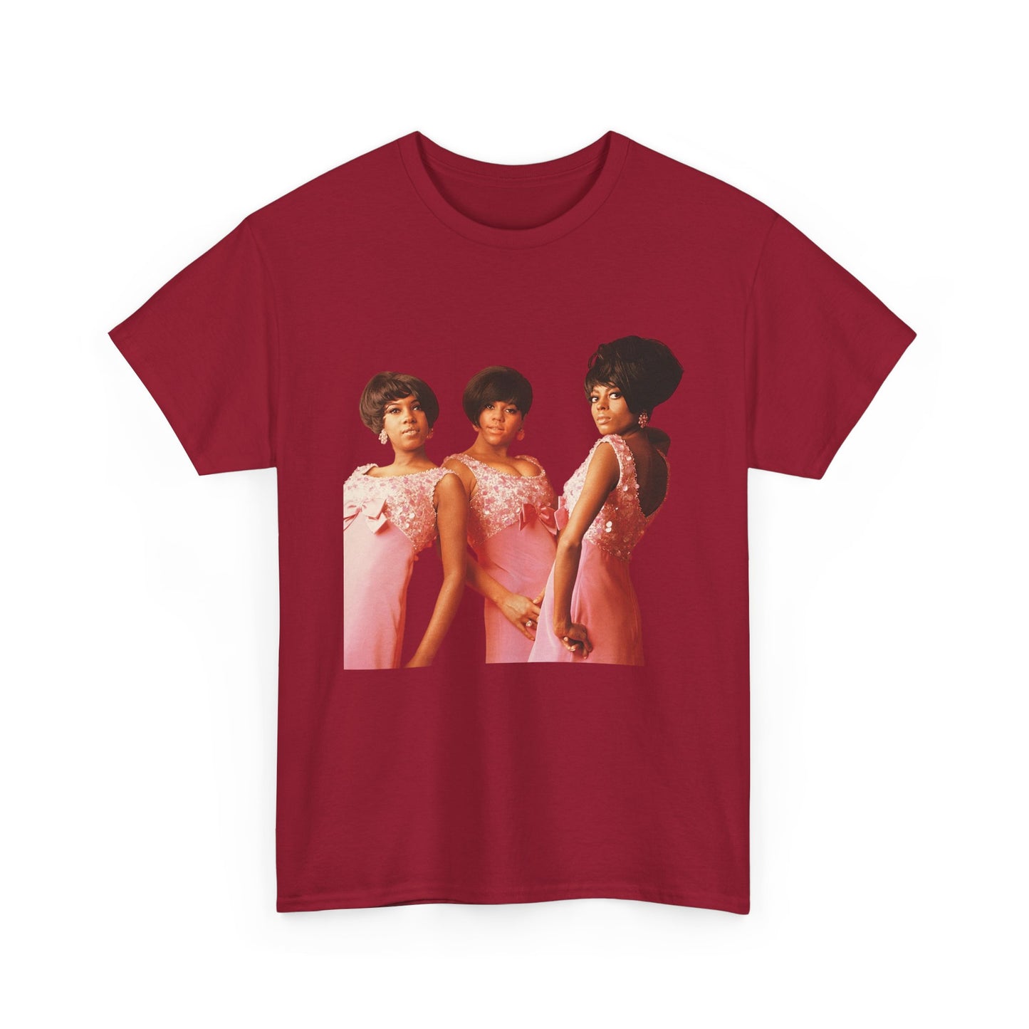 The Supremes Tshirt Vintage Diana Ross Retro Poster Unisex Heavy Cotton Tee 71