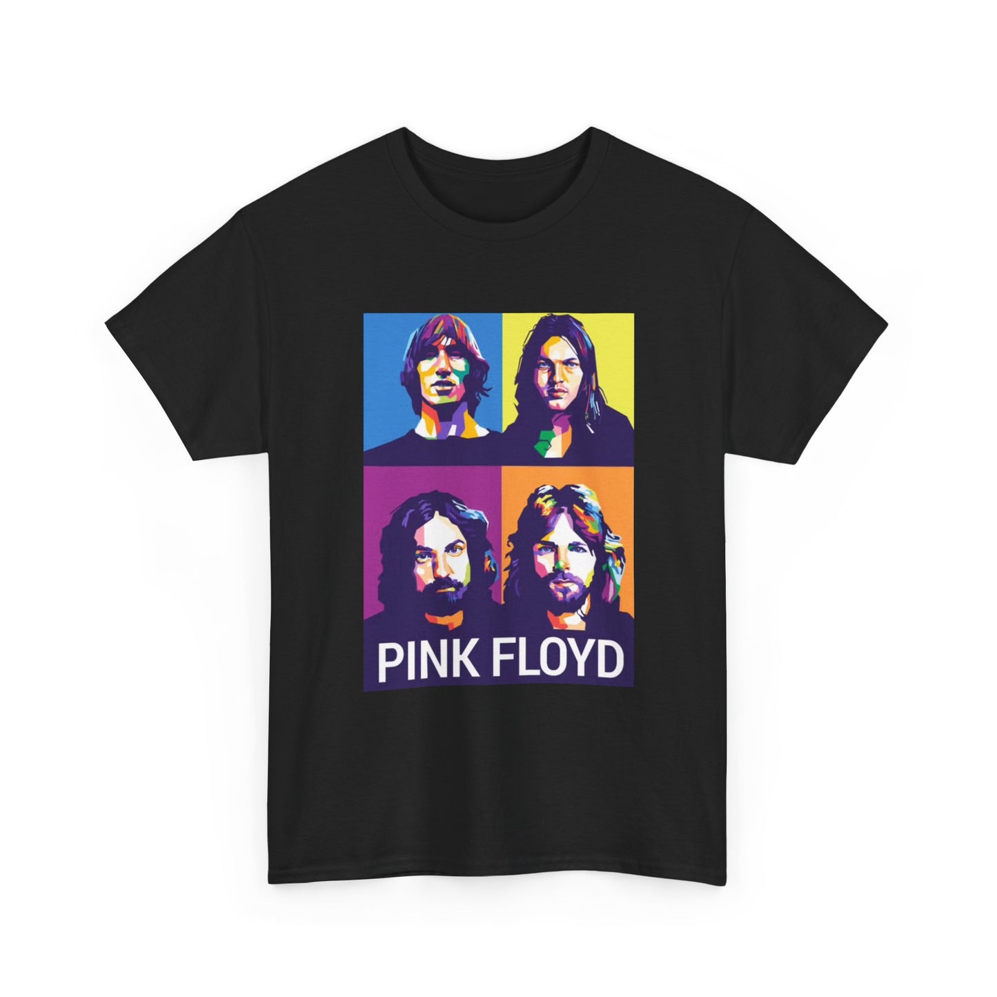 Pink Floyd Tshirt Vintage Brick in the wall Tour retro art Heavy Cotton Tee