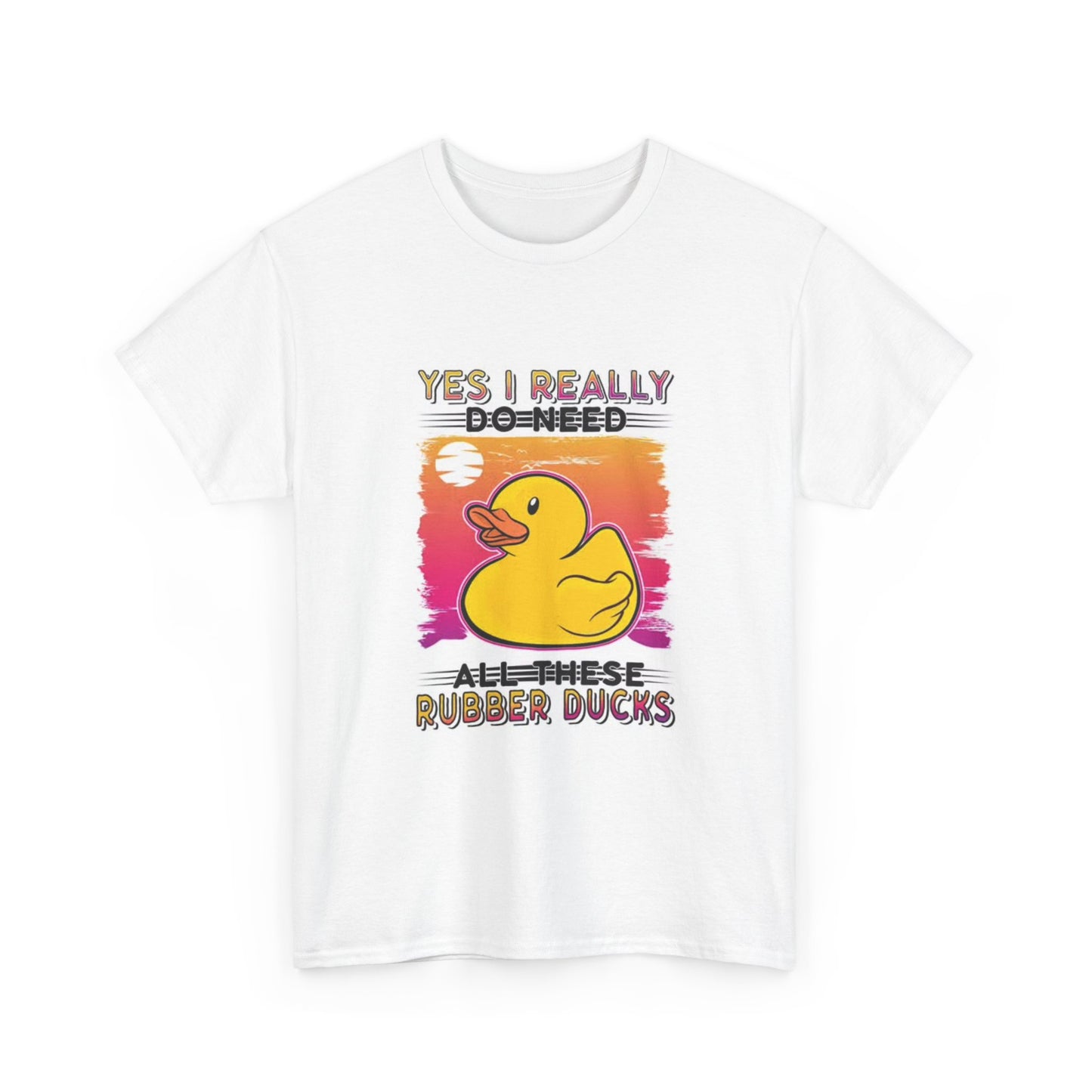 Funny Rubber Ducky Graphic T Shirt Jokes Gift Unisex Heavy Cotton Tee