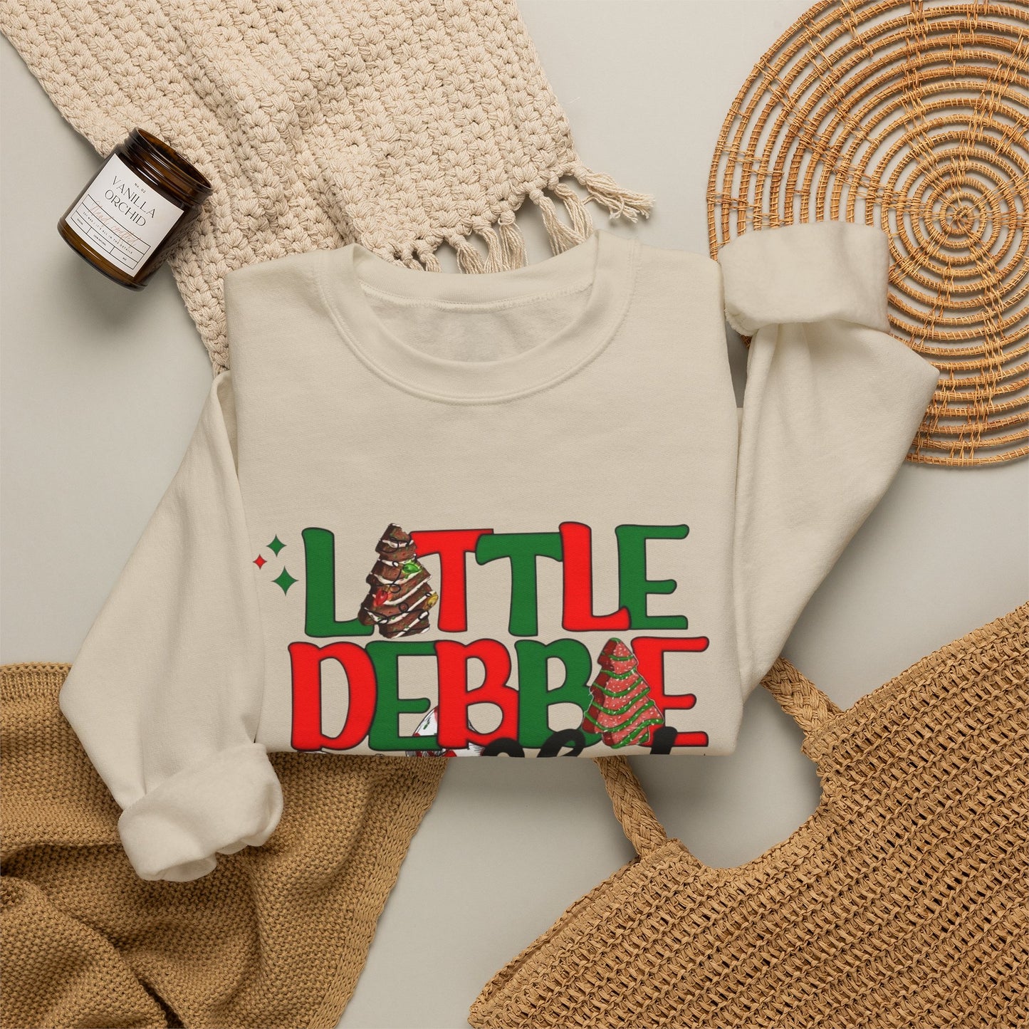 Little Debbie Slut Funny Christmas Sweater NEW Heavy Blend™ Crewneck Sweatshirt