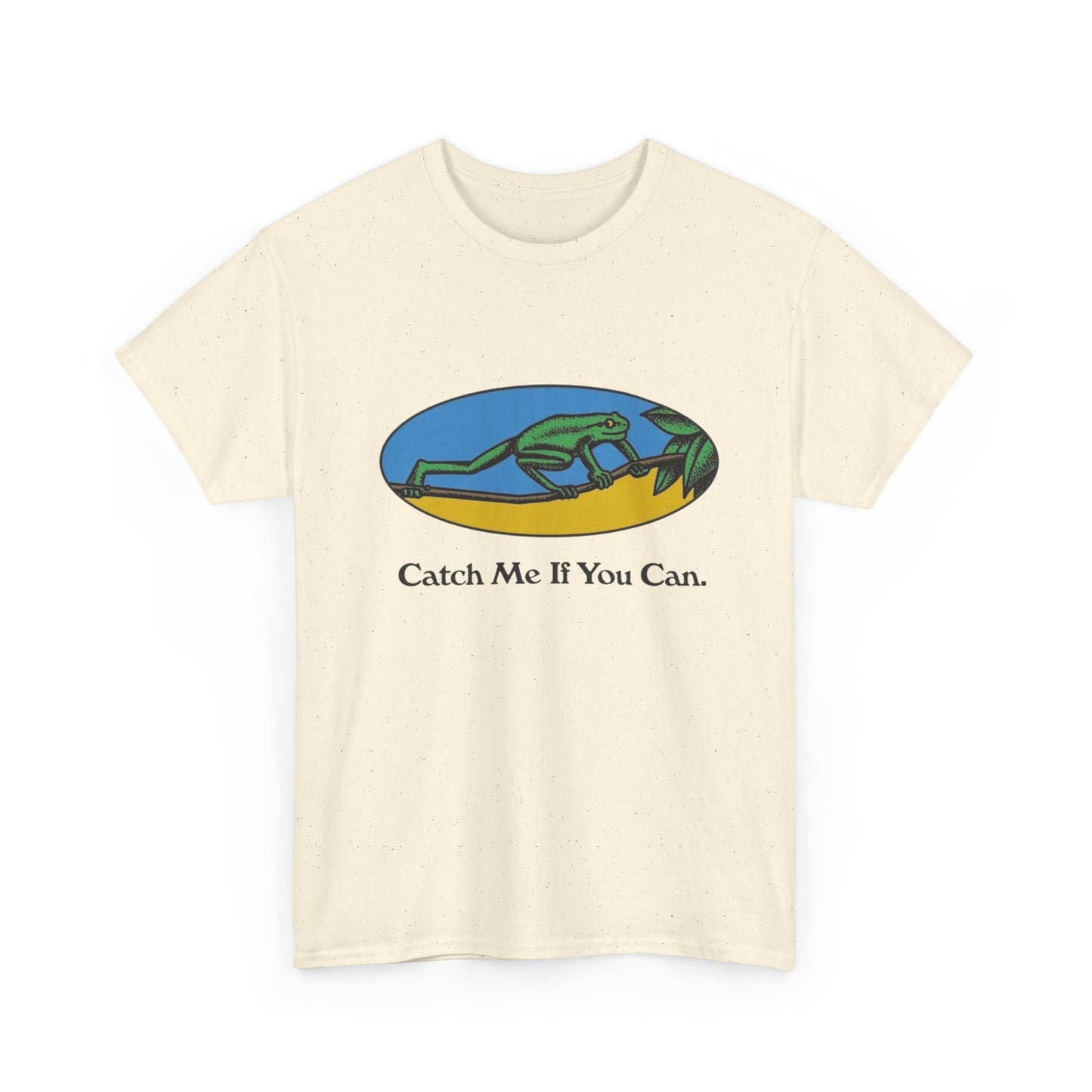Catch Me If You Can Retro Graphic T Shirt NEW Adult Regular Heavy Cotton Tee