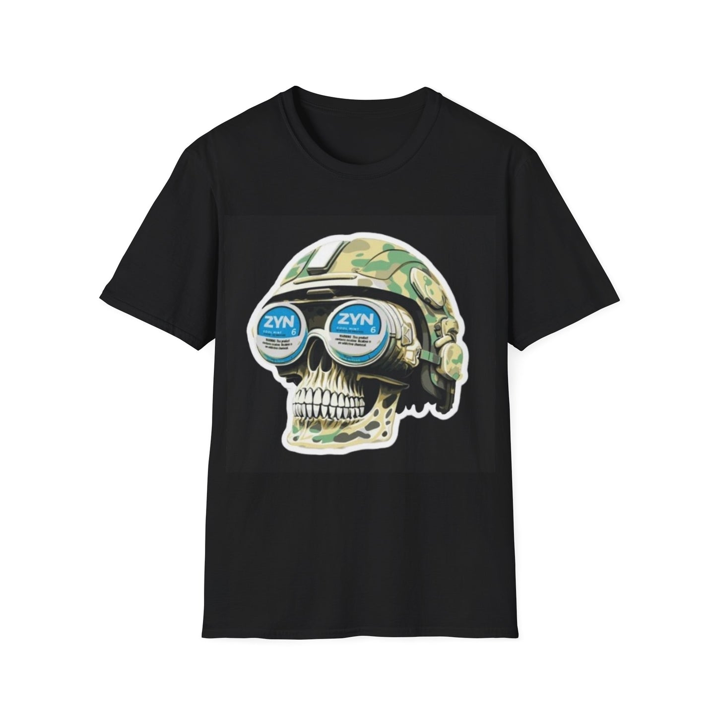 ZYN shirt pouch American Camo zyn pouch tucker trump vintage Softstyle T-Shirt