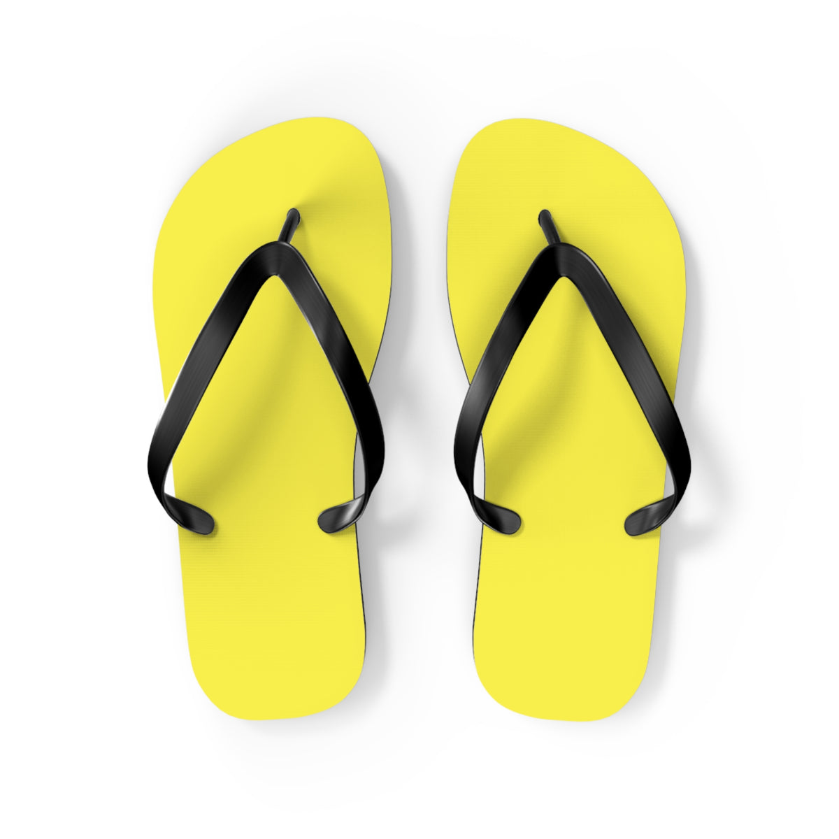 Neon Yellow Flip Flops, Sandals Slides, Summer Footwear, Brand New