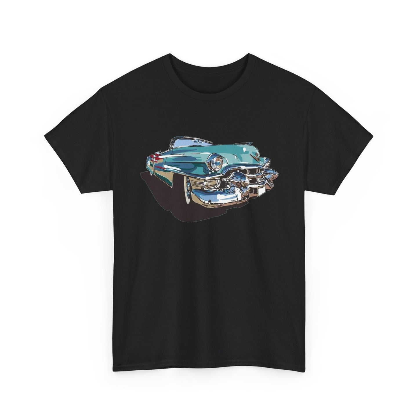 50's Caddy Retro Classic Cars Graphic T Shirt NEW Unisex Heavy Cotton Tee