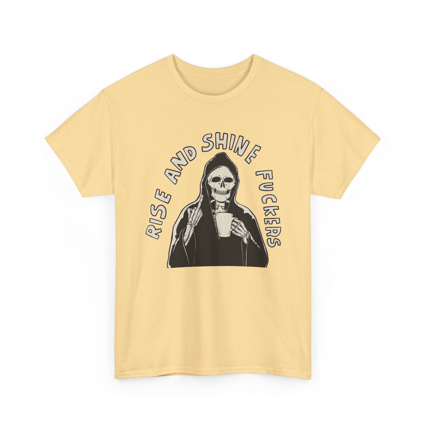 Rise And Shine Graphic T Shirt NEW Unisex Heavy Cotton Tee