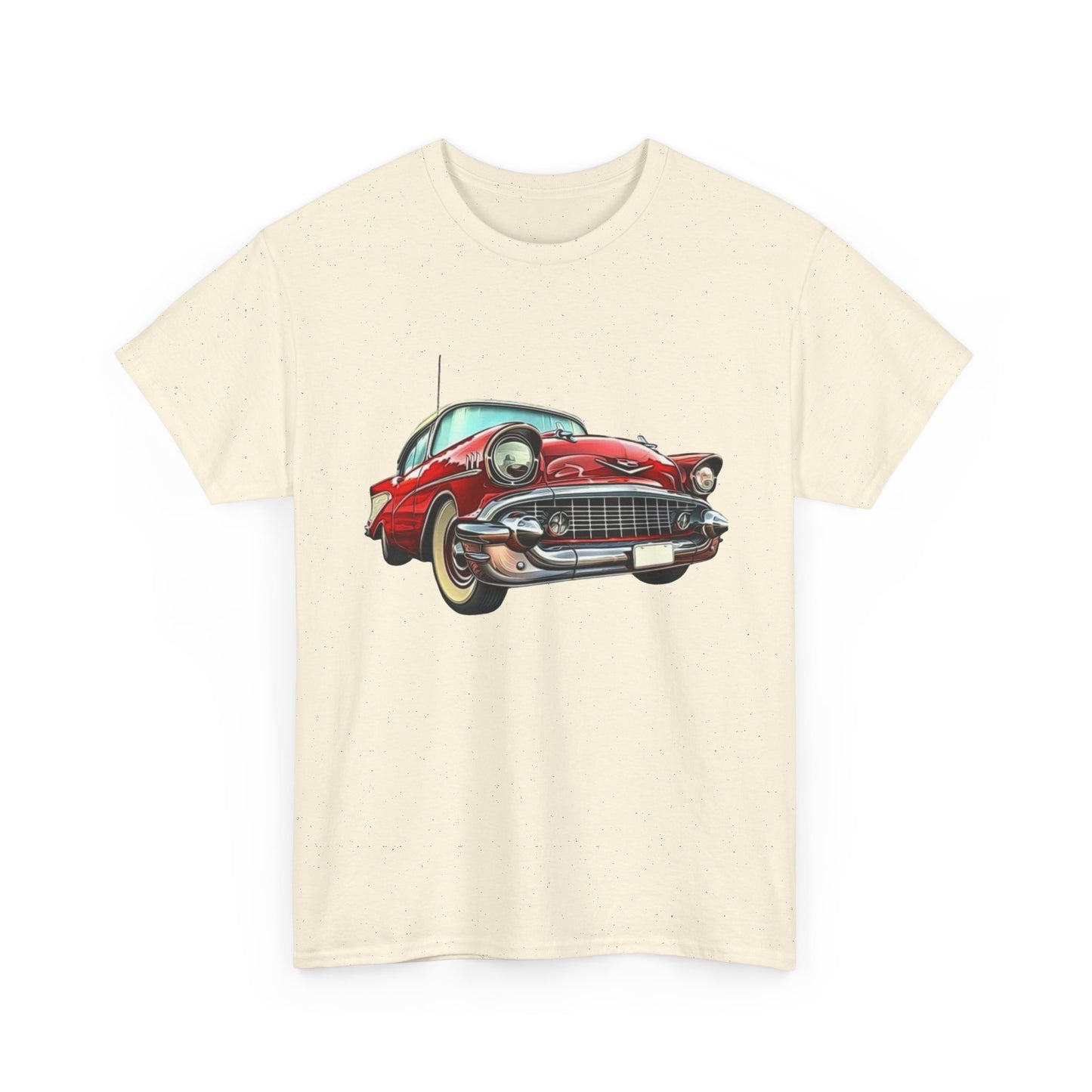 57 Chevy Retro Classic Car Graphic T Shirt NEW Unisex Heavy Cotton Tee