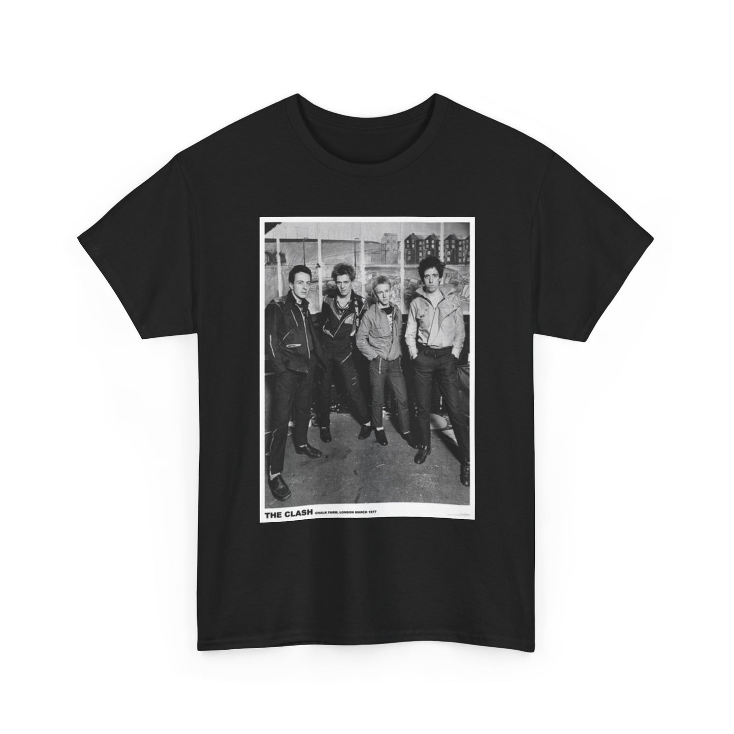 The Clash Graphic T Shirt Vintage Photo Unisex Heavy Cotton Tee