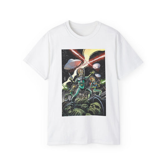 Mars attacks Tshirt Rogan aliens vintage 90s space Unisex Ultra Cotton Tee retro