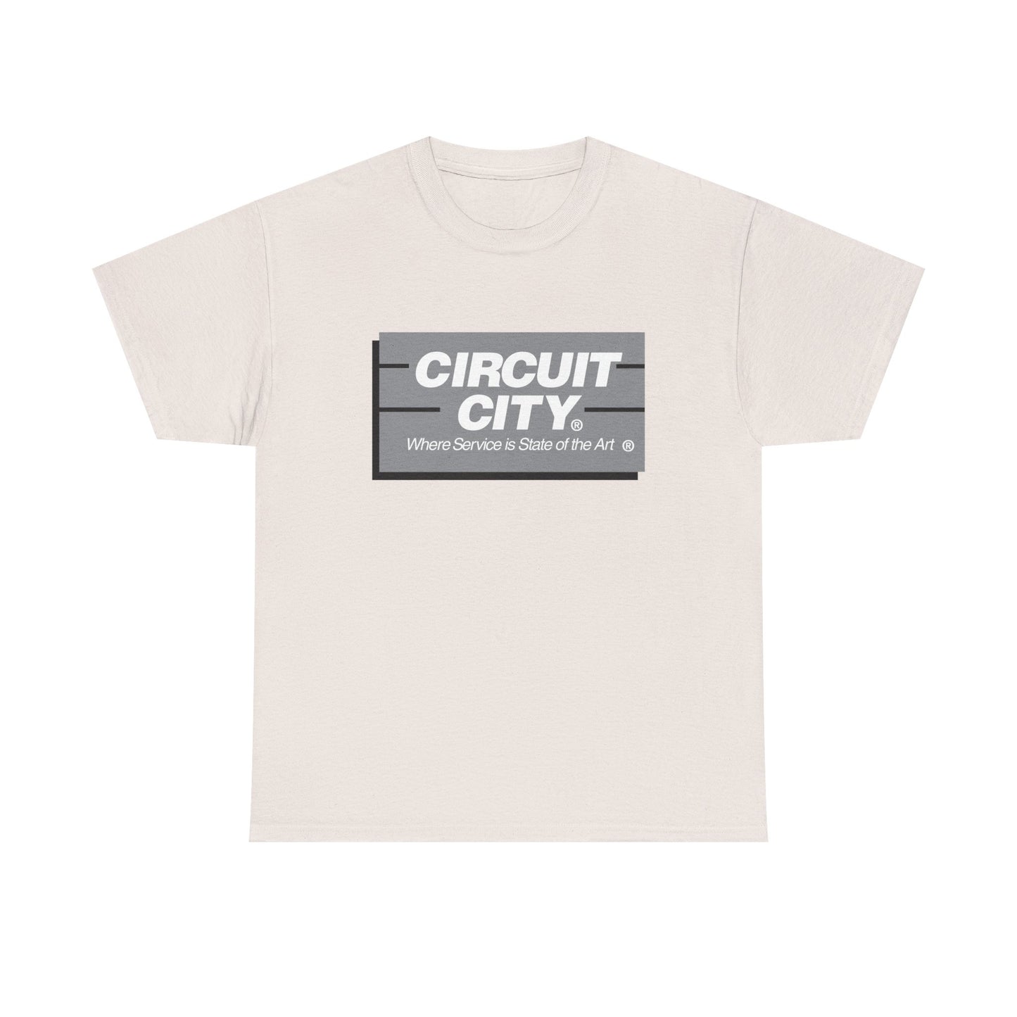 Circuit city T-shirt vintage graphic employee shirt retro design Unisex Heavy