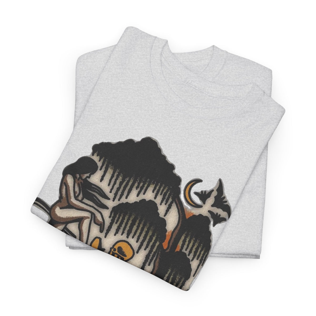 Praying For Women Funny Mystical Forest Moon Goddess Graphic T-Shirt Men's Tee