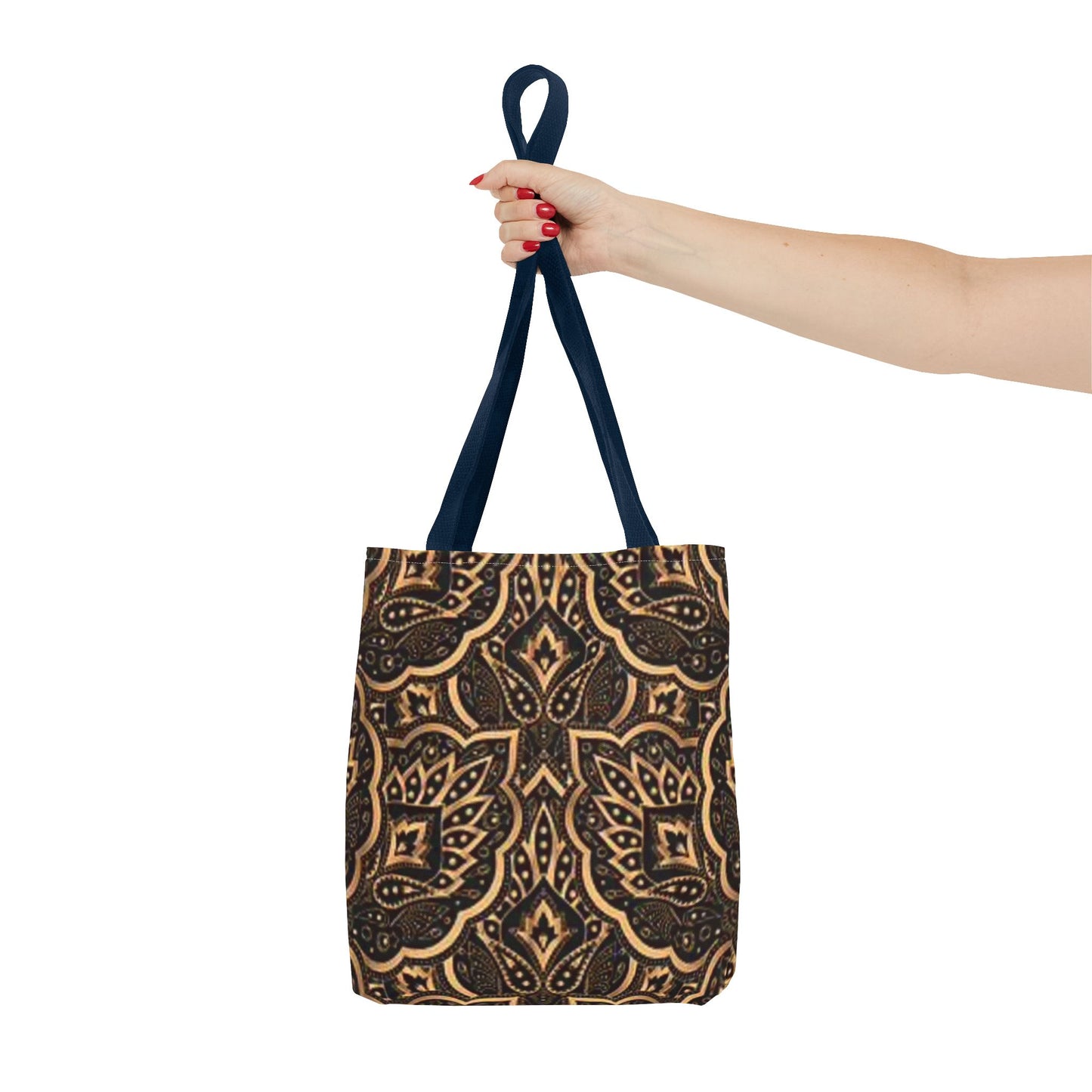 Gold And Black Graphic Multi Color BRAND NEW MODERN Tote Bag (AOP)