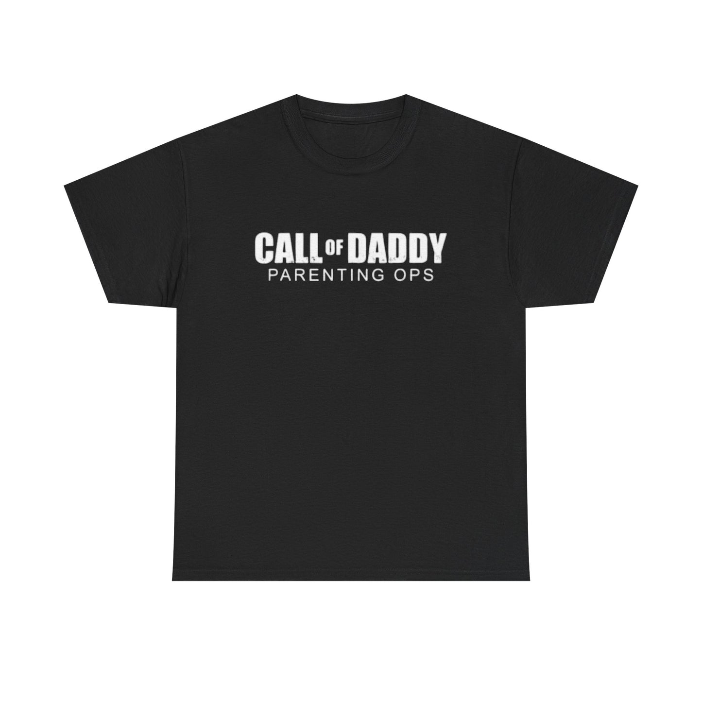 Call Of Daddy Parenting Ops Funny Shirt Gamer Dad Jokes Unisex Heavy Cotton Tee