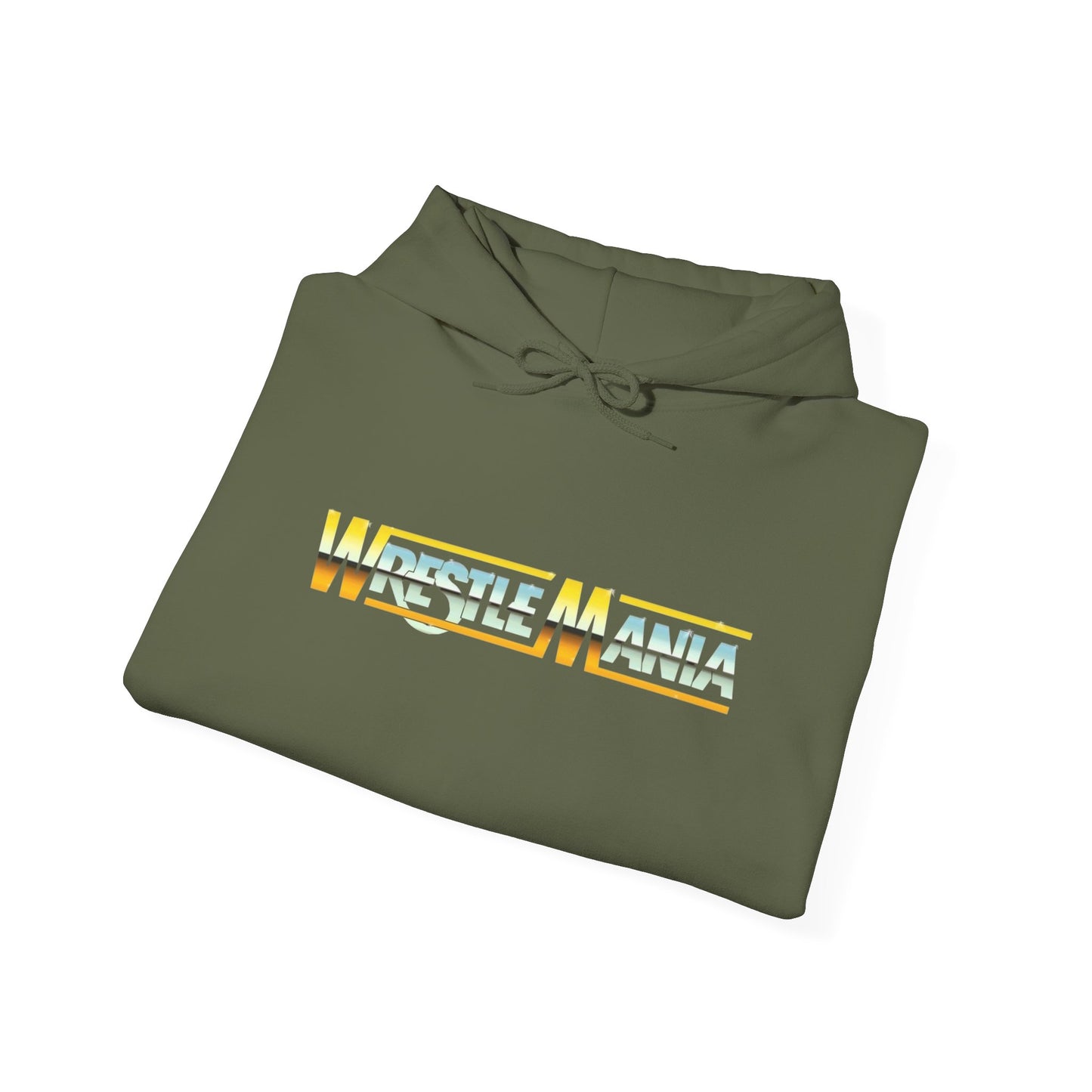 Wrestle Mania Retro Graphic Hoodie Heavy Blend™ Hooded Sweatshirt