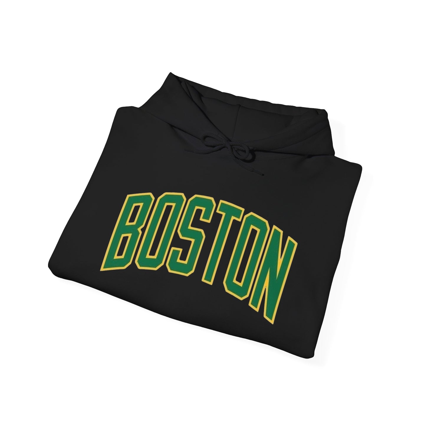Boston Logo Graphic Hoodie Heavy Blend Sweatshirt NEW