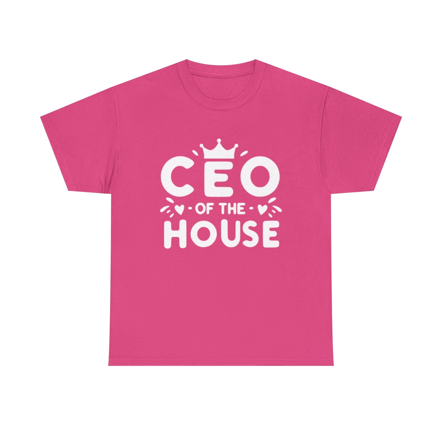 CEO Of This House T Shirt Funny graphic Jokes Unisex Heavy Cotton Tee