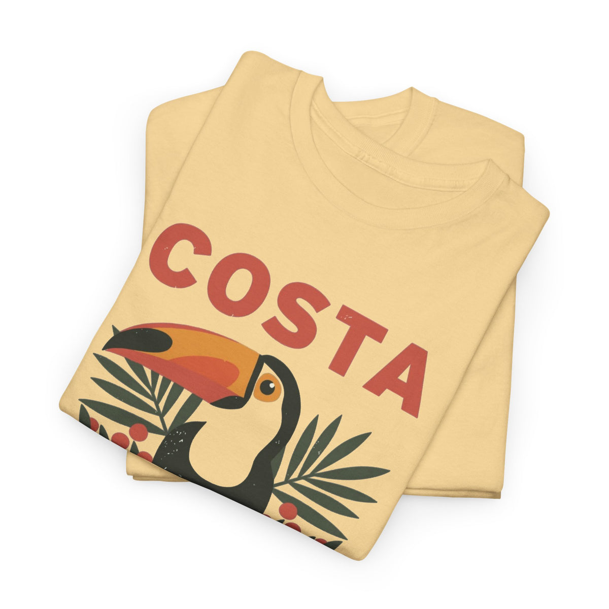 Costa Rica Graphic T Shirt Retro 80's Men's Heavy Cotton Tee