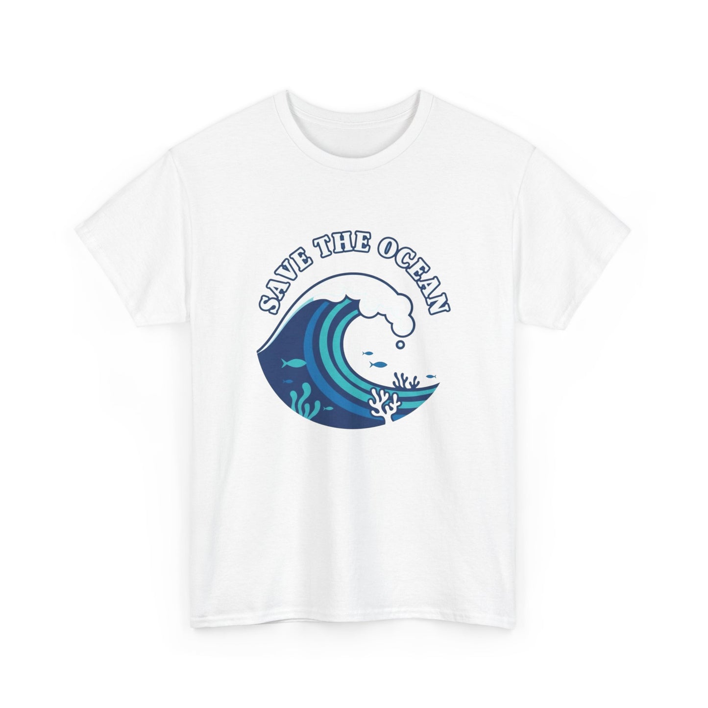 Save The Ocean Graphic T Shirt Adult NEW