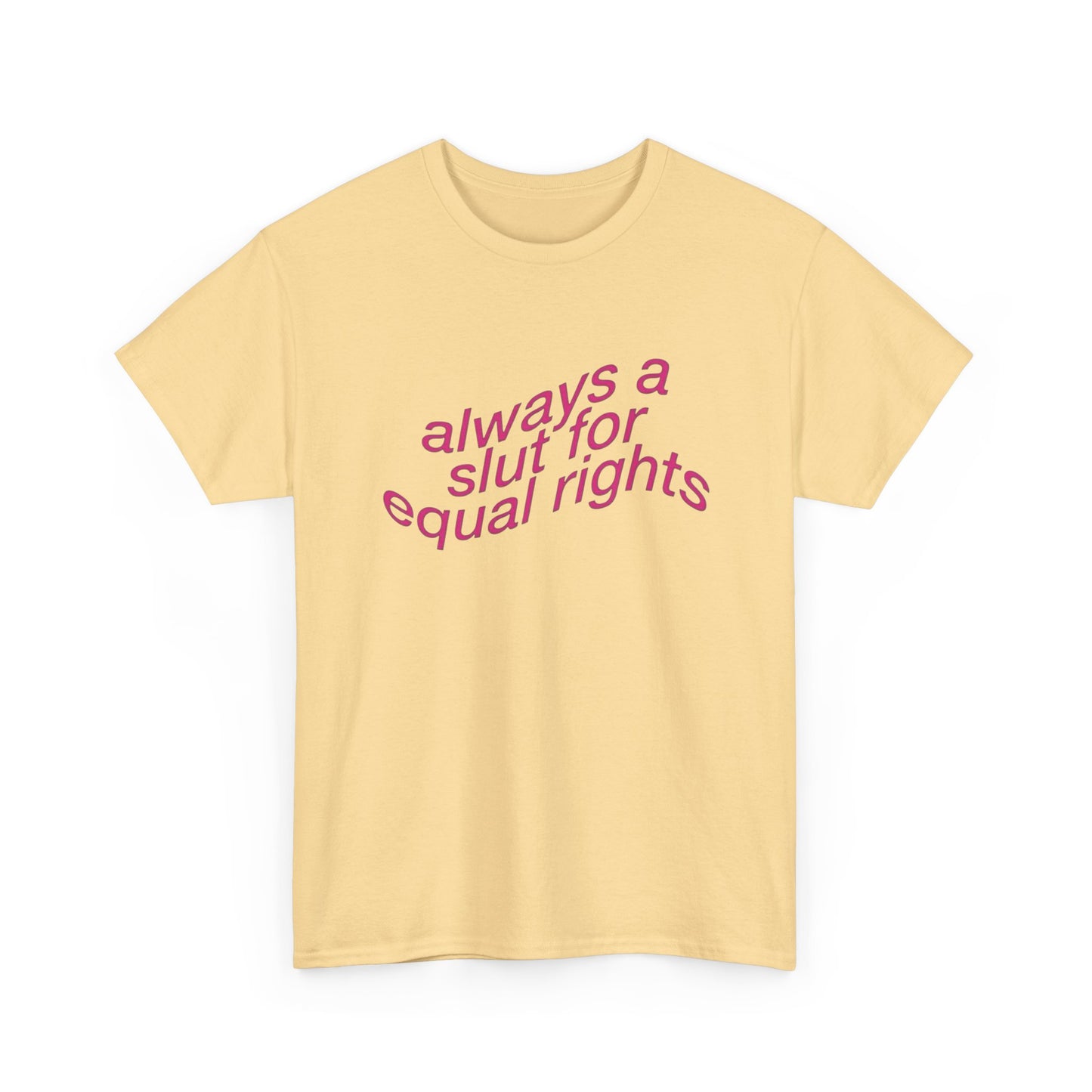 Always A Slut For Equal Rights Graphic T Shirt Unisex Heavy Cotton Tee GIFT