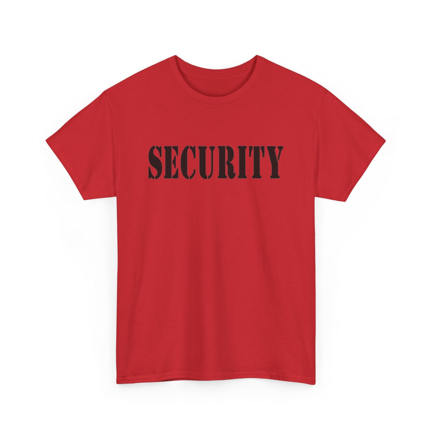 Security Graphic T Shirt Police Academy Uniform Funny Bar Unisex Heavy Cotton