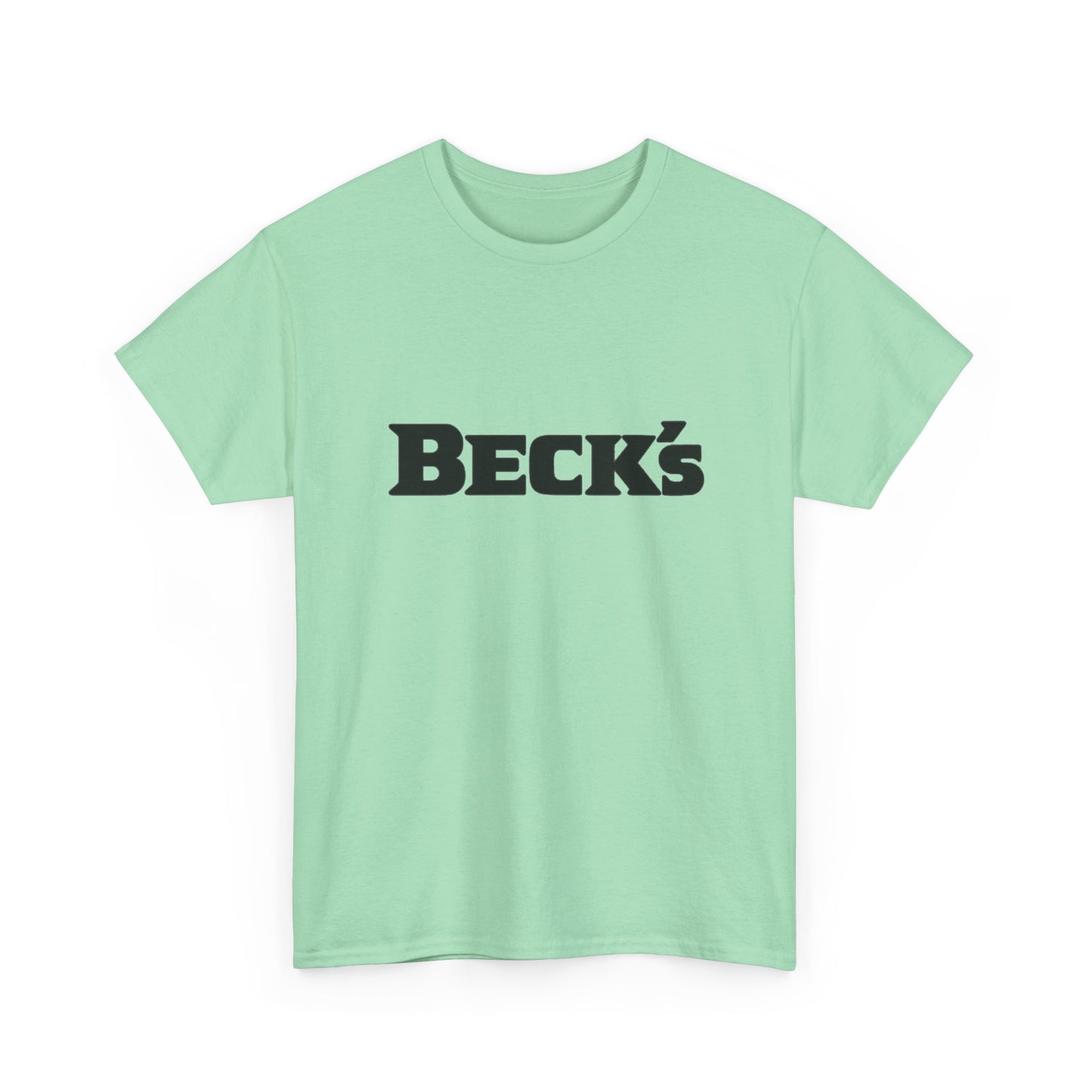 Becks Beer Vintage Tee Graphic T Shirt NEW Unisex Heavy Cotton Tee