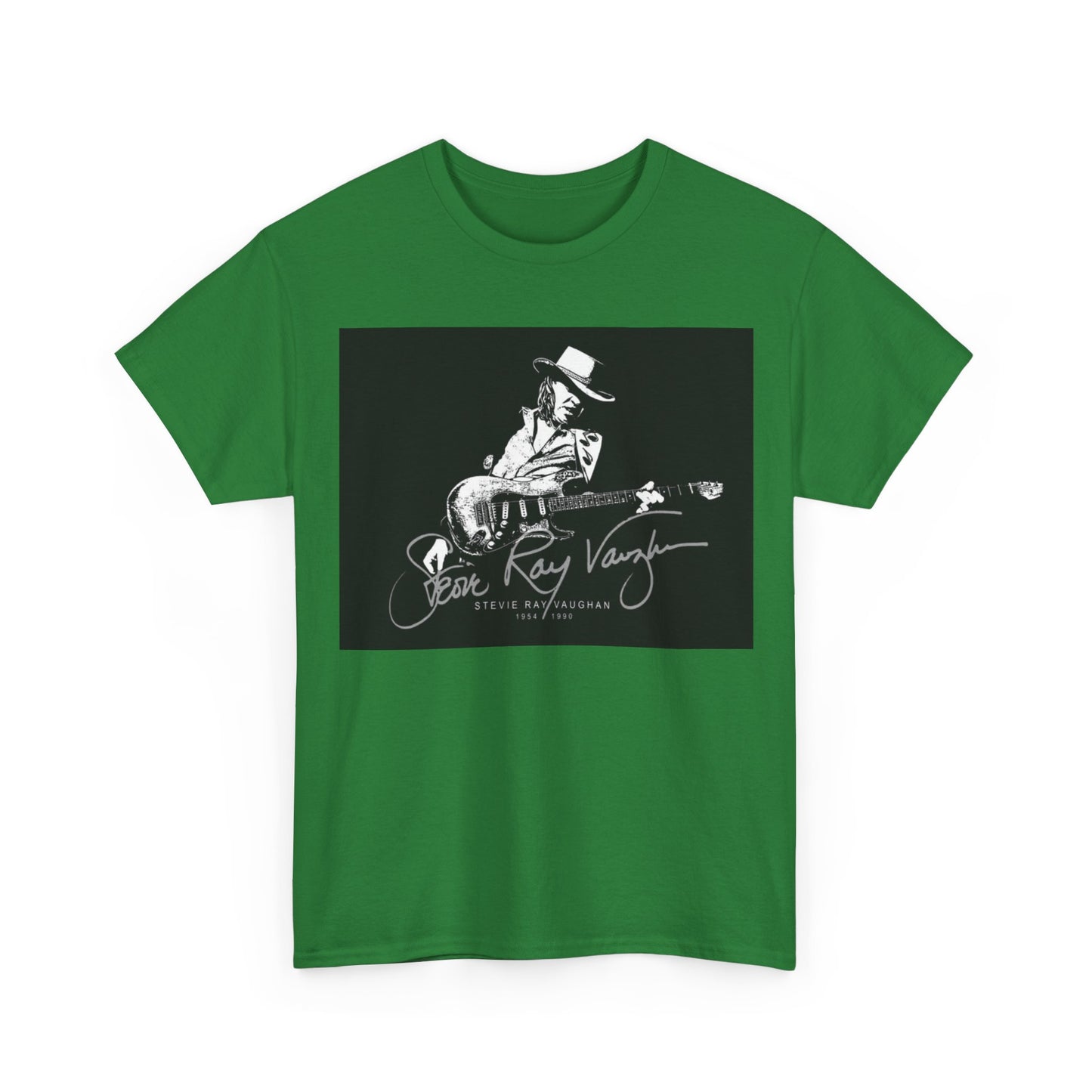 Stevie ray vaughn T-shirt Vintage retro rock album Unisex Heavy Cotton Tee