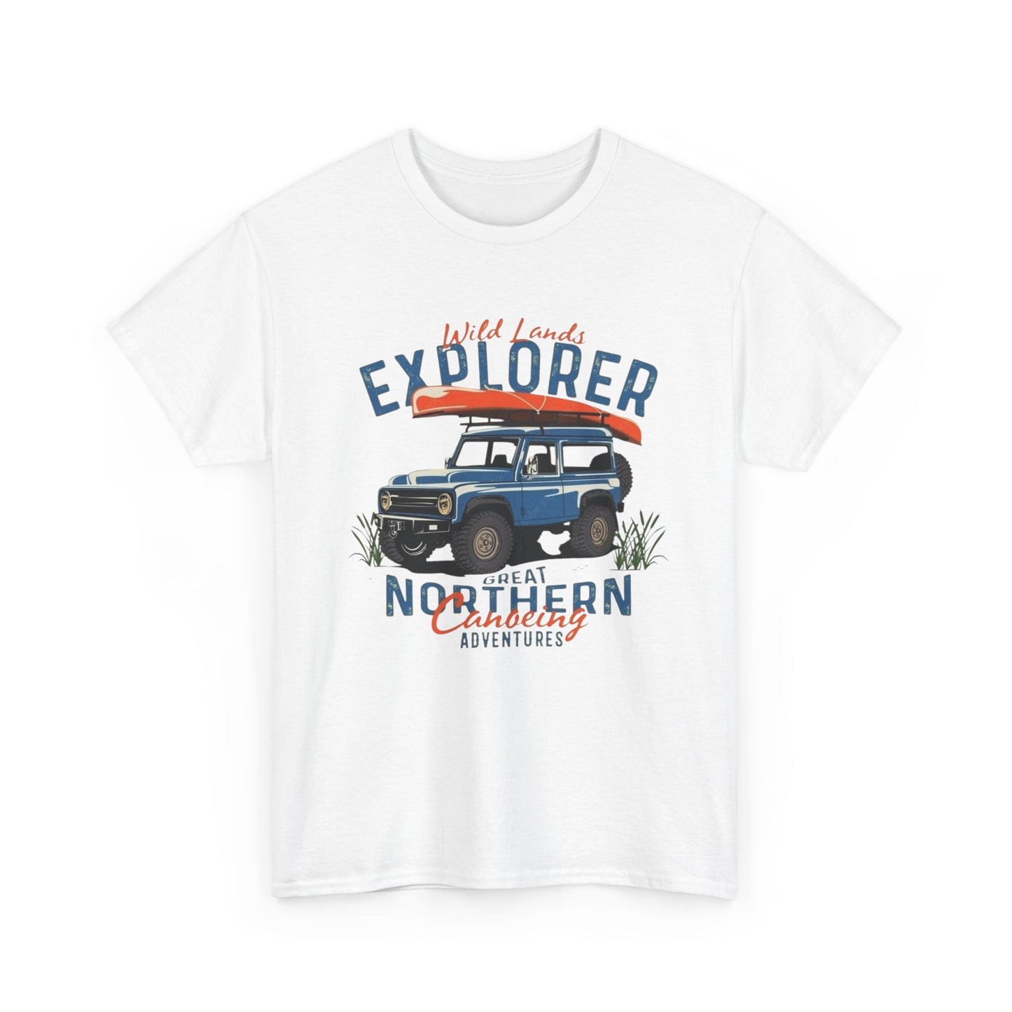 Wild Lands Explorer Graphic T Shirt Unisex Heavy Cotton Tee