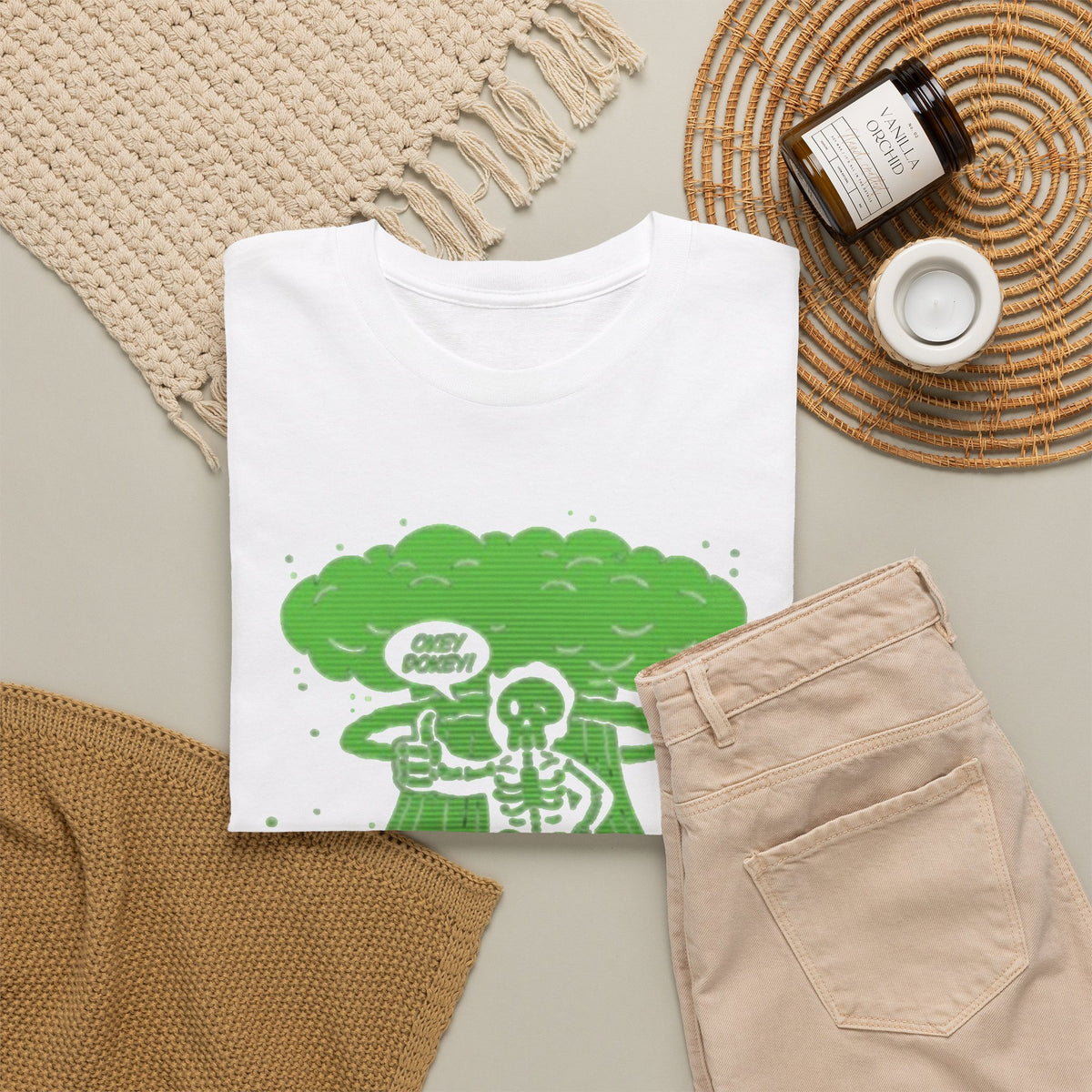 Everything Is Fine Nuclear Warfare Graphic T Shirt Men's Heavy Cotton Tee
