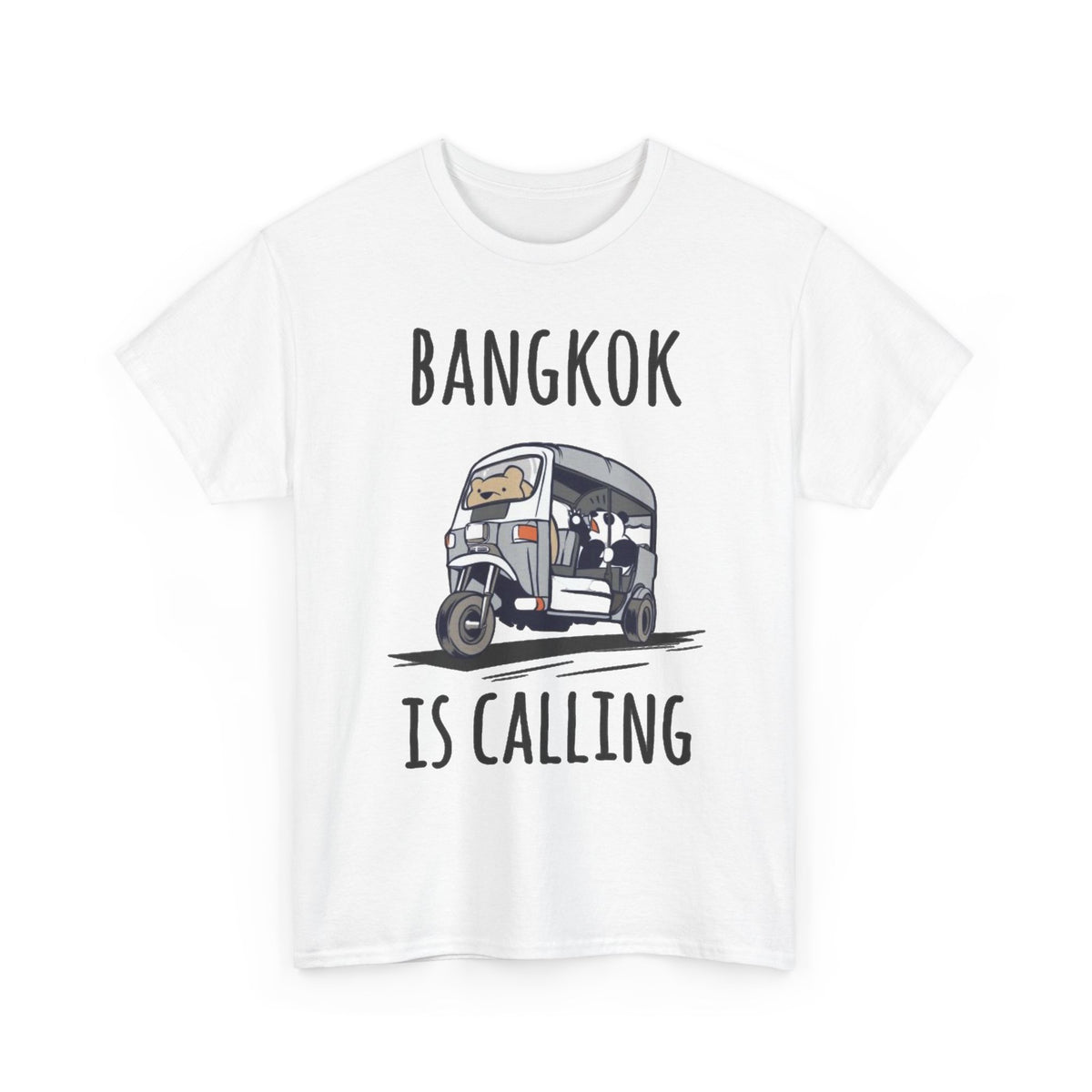 Bangkok Is Calling Tuk Tuk T-Shirt Men's Graphic Tee Thailand