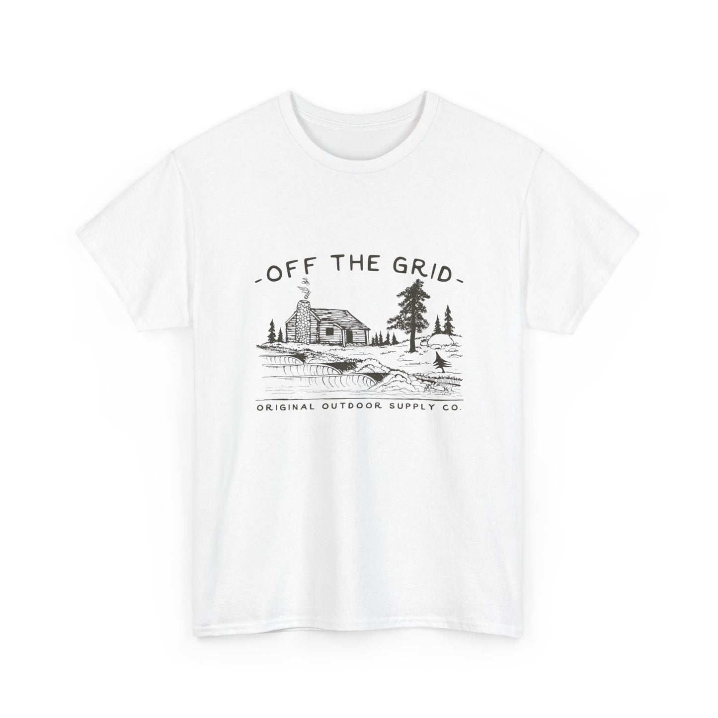 Off The Grid Graphic T Shirt Unisex Heavy Cotton Tee