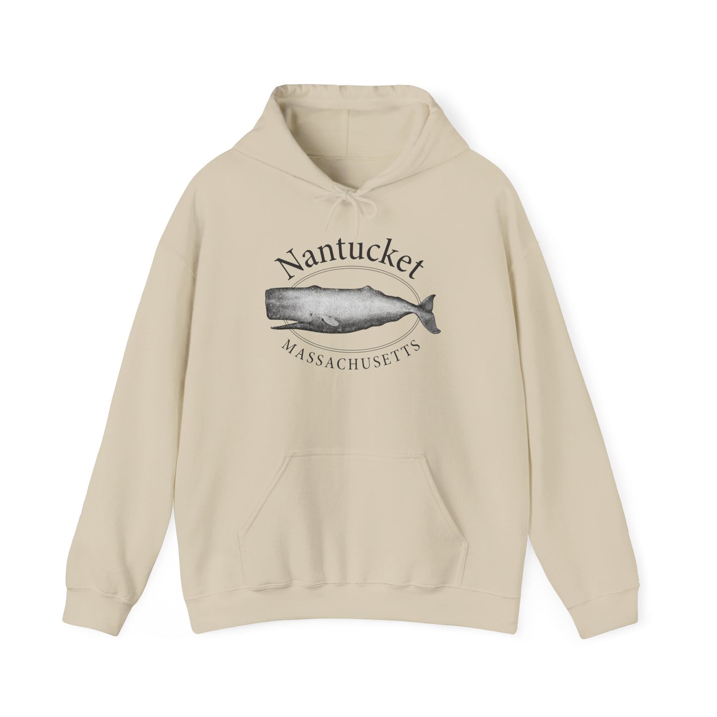 Nantucket Massachusetts Graphic Hoodie Unisex Heavy Blend™ Hooded Sweatshirt