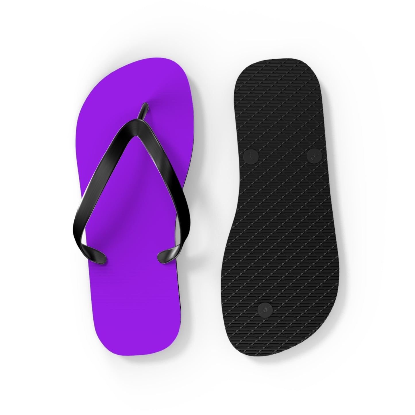 Neon Purple Flip Flops, Sandals Slides, Summer Footwear, Brand New