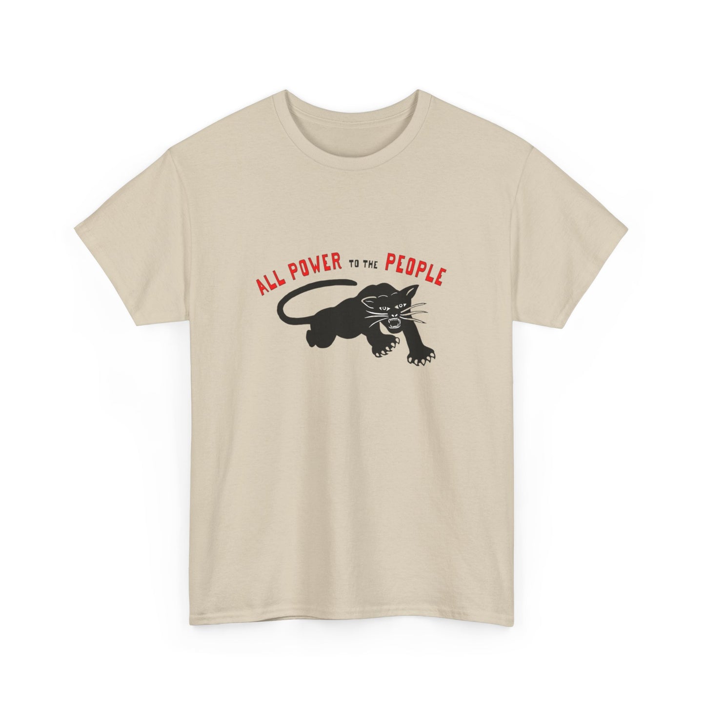 All Power To The People Graphic T Shirt Unisex Heavy Cotton Tee