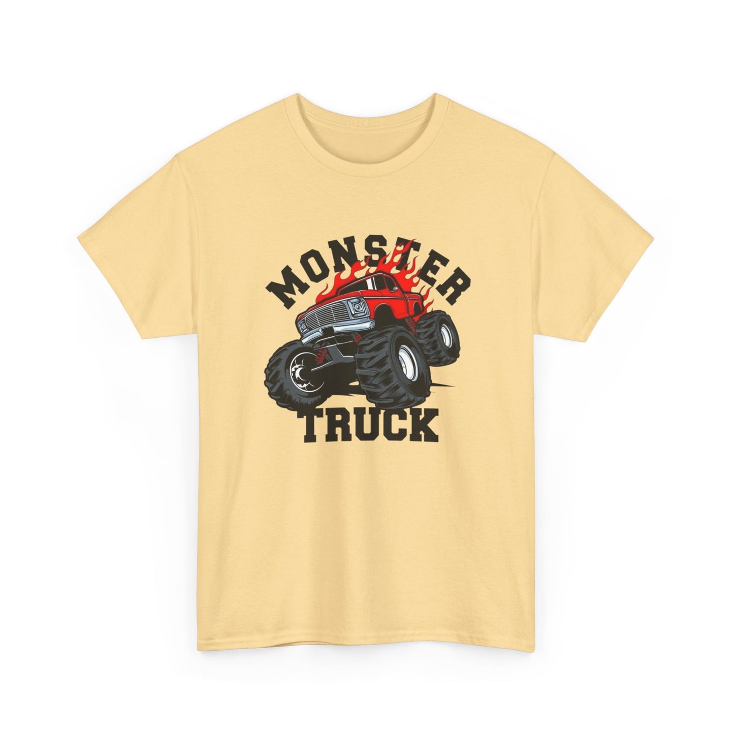 Monster Truck Graphic T Shirt Unisex Heavy Cotton Tee