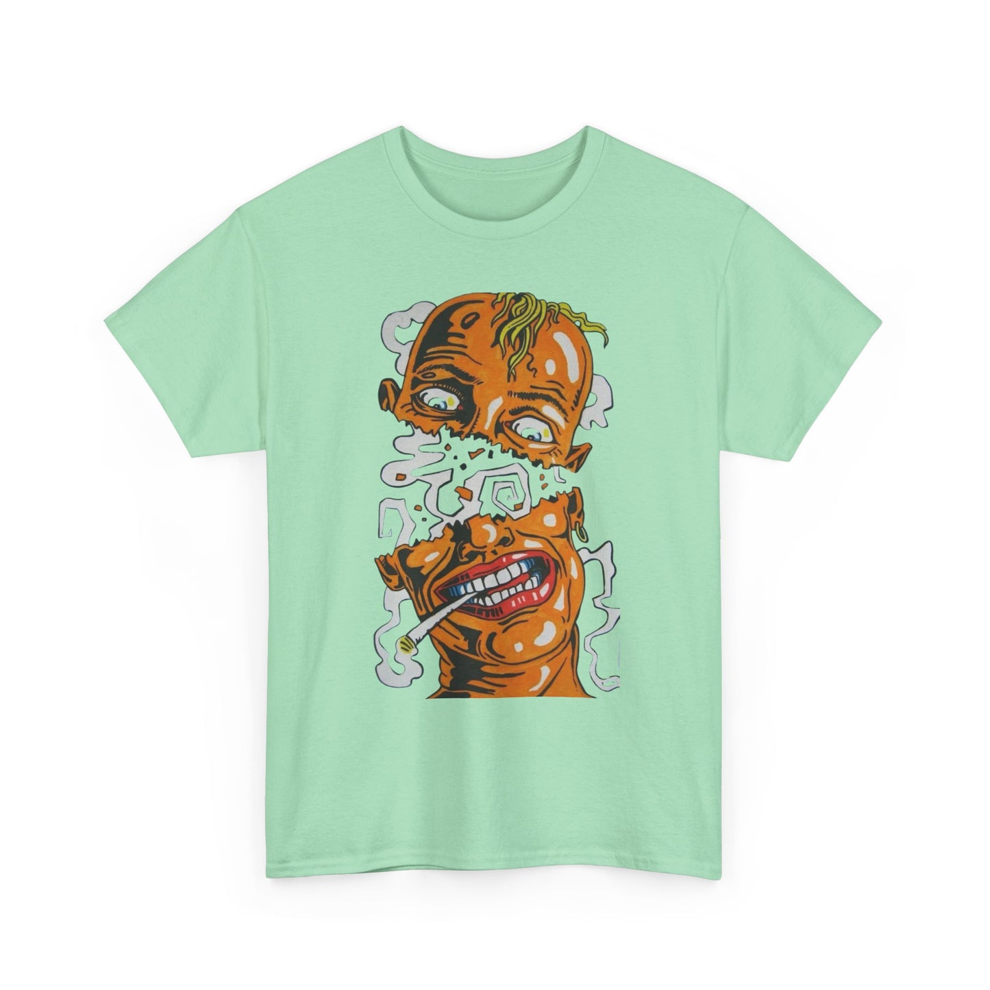 Weed High Art Photo Graphic T-Shirt Comfy Cotton Tee Brand NEW