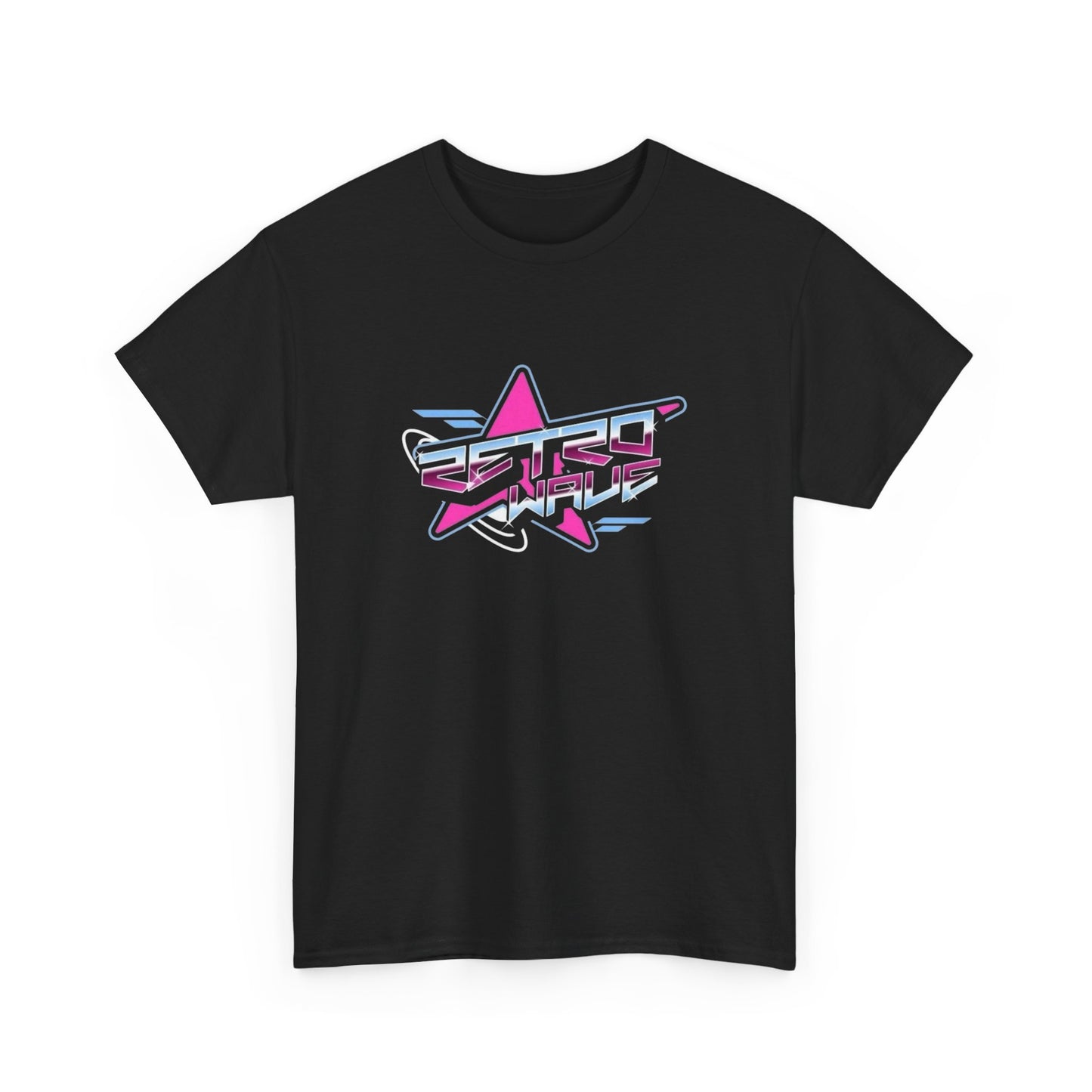 Retro Wave Graphic T Shirt NEW ADULT Heavy Cotton Tee