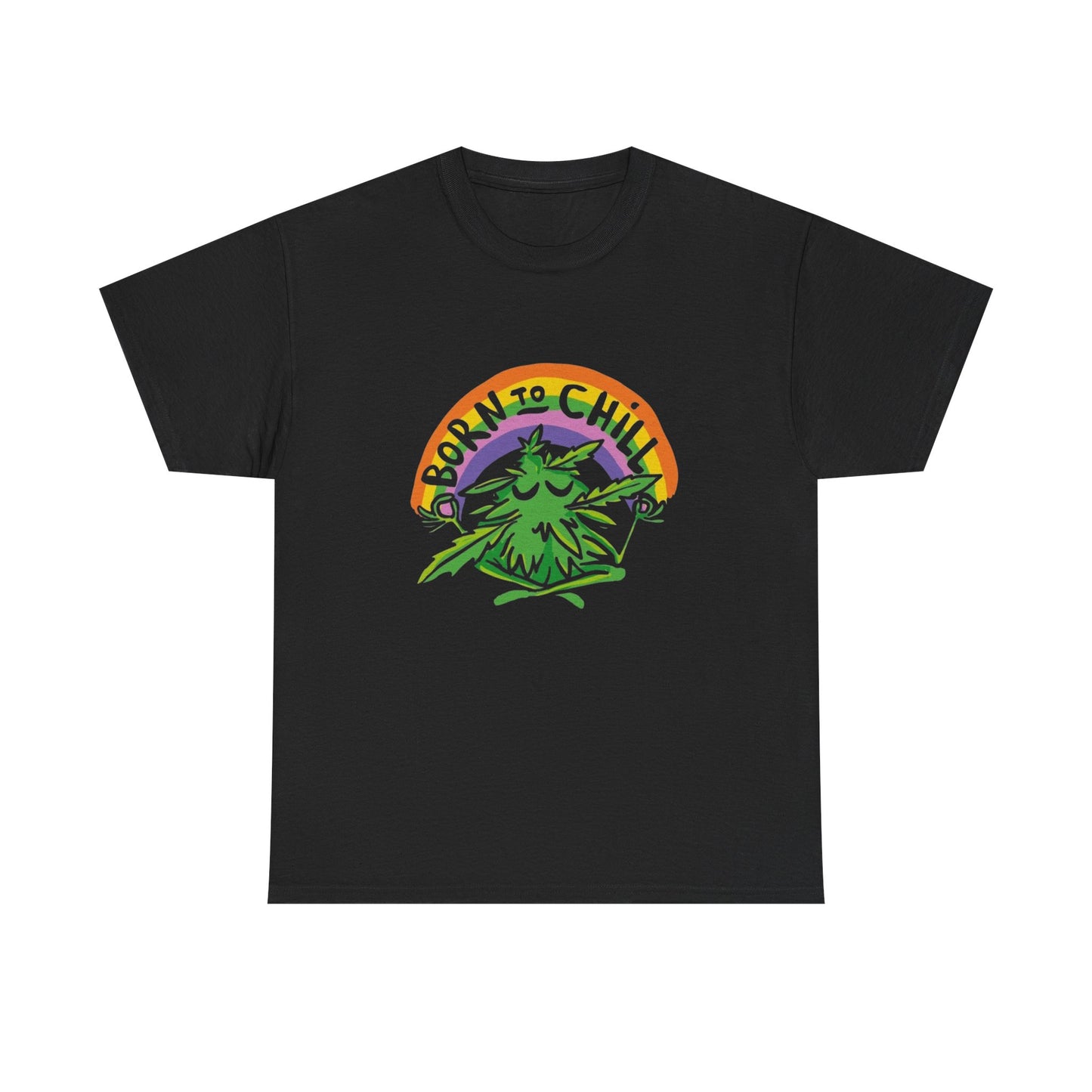 Born To Chill Graphic T Shirt NEW Adult Unisex Heavy Cotton Tee
