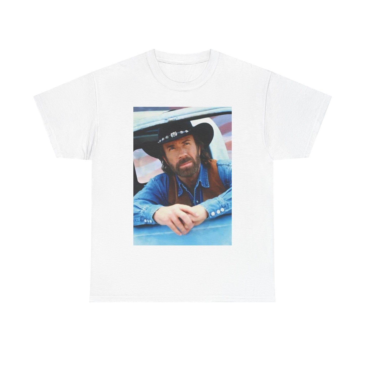 Walker Texas Ranger Shirt Vintage Tv Series Chuck Norris Unisex Heavy Cotton Tee