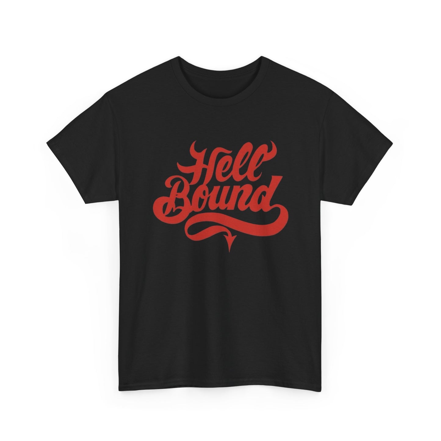 Whiskey Bent And Hell Bound Graphic T-Shirt Unisex Heavy Cotton Tee NEW