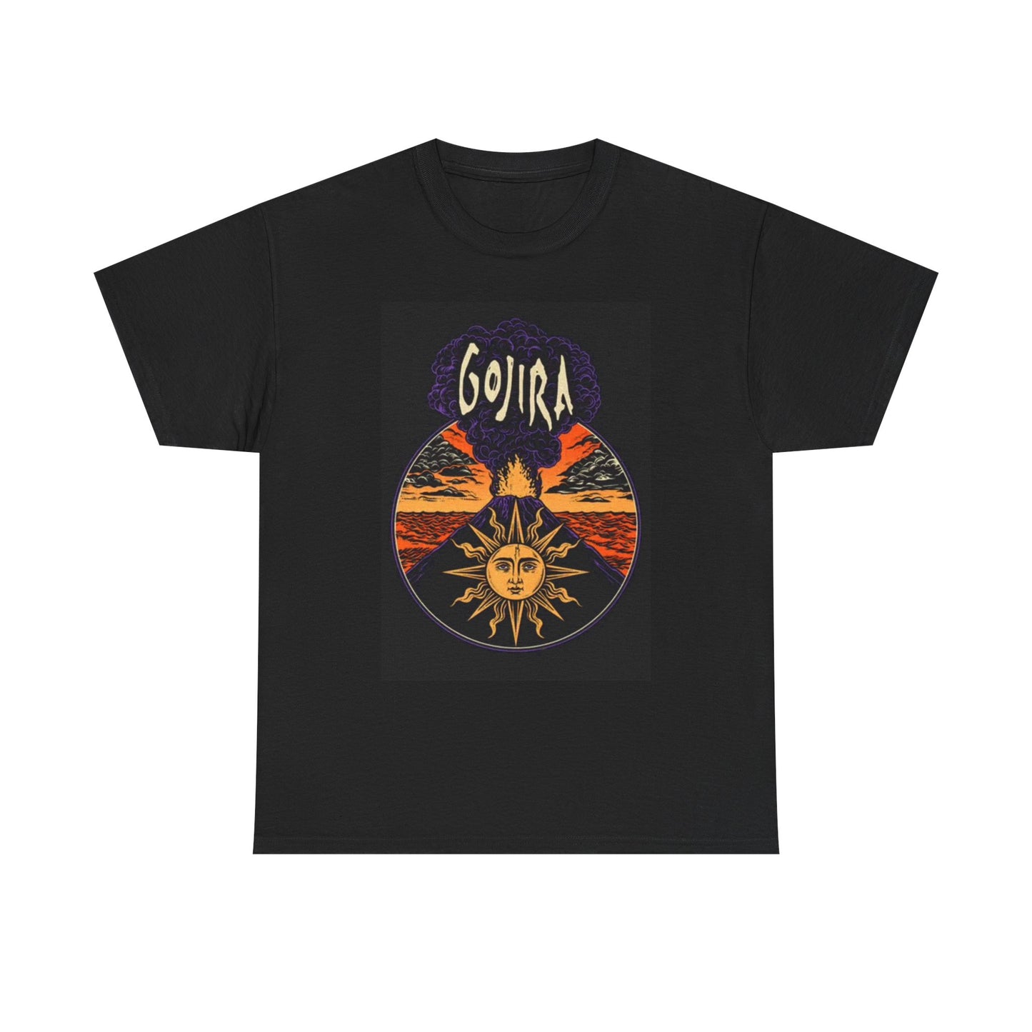 Gojira Graphic T Shirt Retro Rock Band Merch Vintage Unisex Heavy Cotton Tee