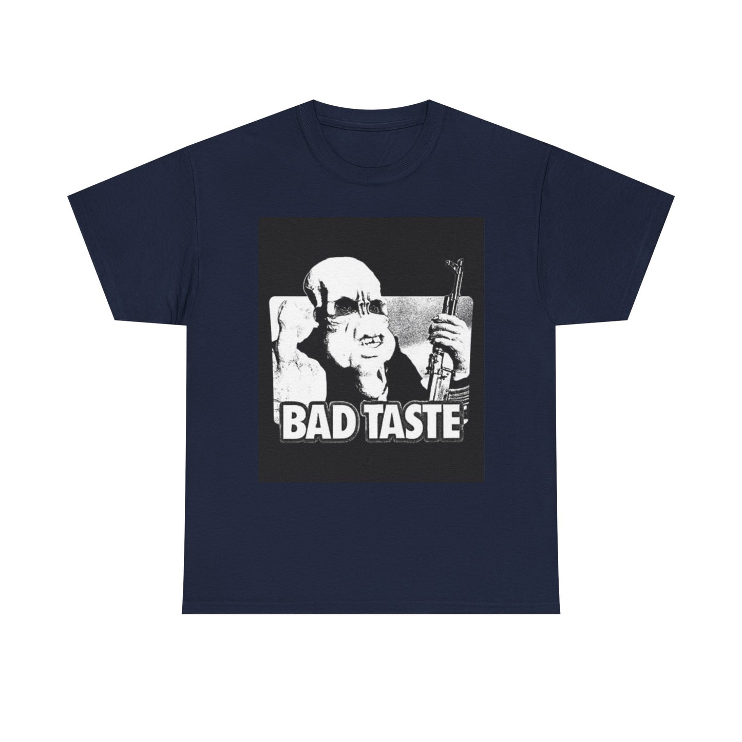 Bad Taste Poster Shirt Retro Graphic Art Unisex Heavy Cotton Tee
